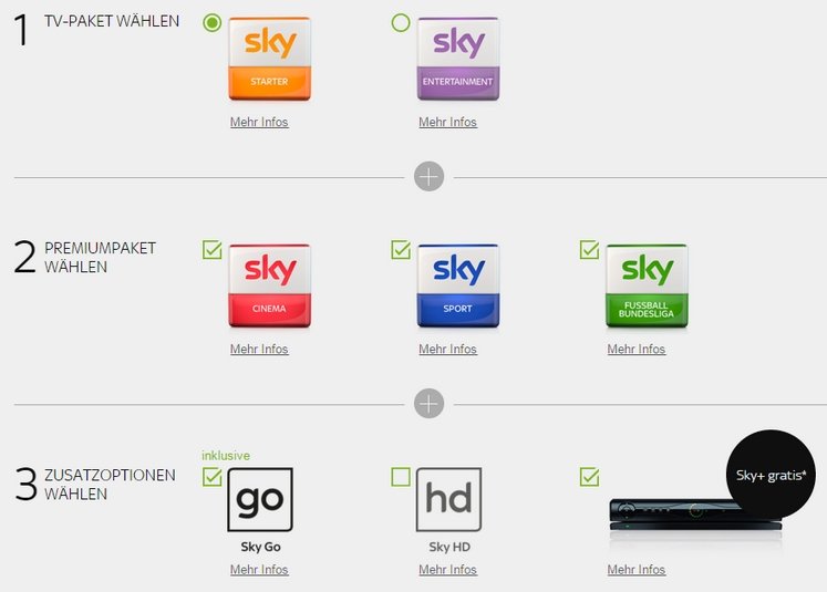 Sky Sommerangebot Sky Sommerangebot