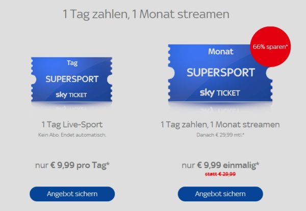 Sky Ticket - Infos, Tipps, Angebote, Preise ab 4,99€, Buchung