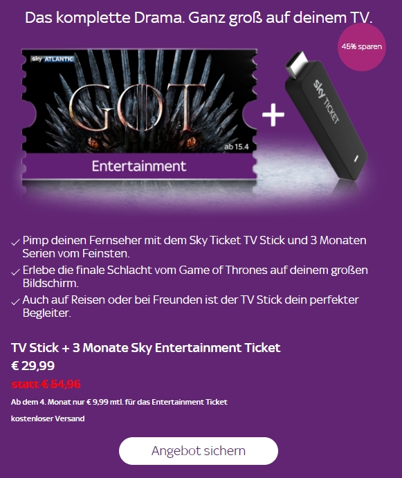 Sky Osterangebot 2020 Sky Osterangebot 2020