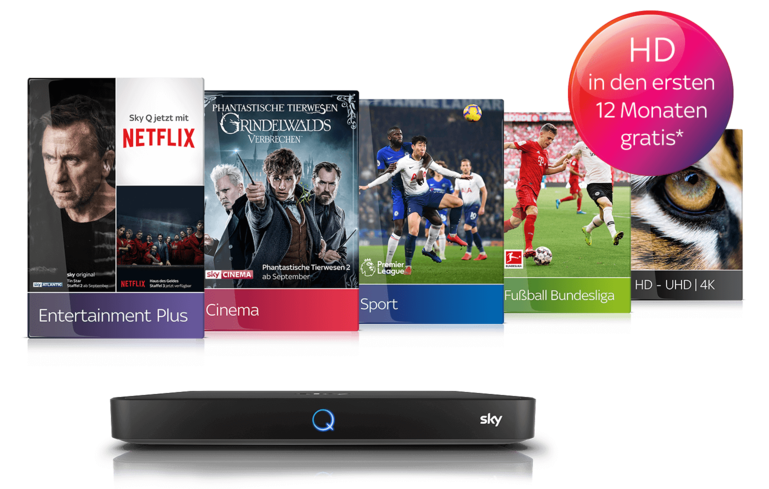 Sky Angebote ab 14,99€ inkl. HD | Abo & Ticket | September 2019