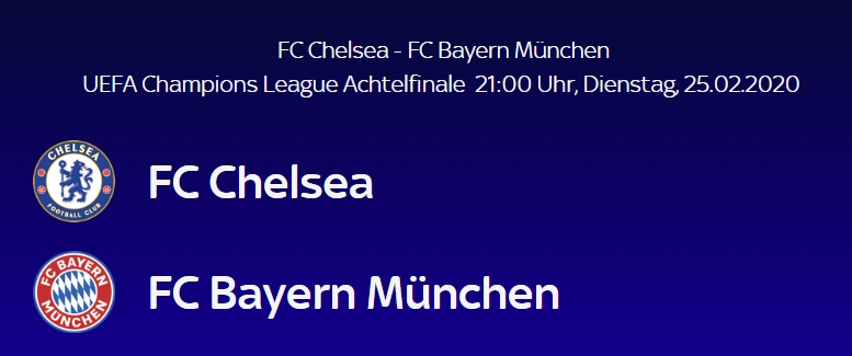 Champions League 2020 Achtelfinale Champions League 2020 Achtelfinale