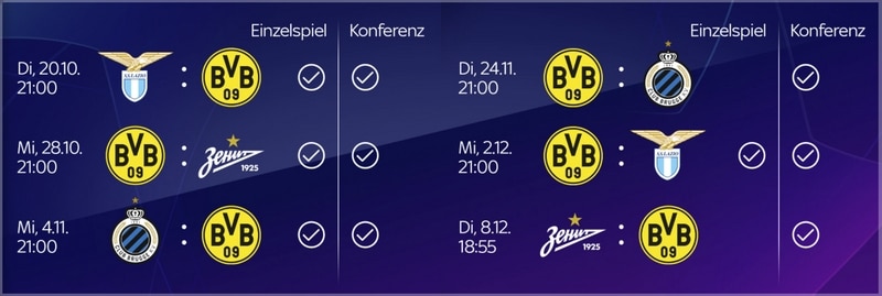 Bvb Champions League Sky Bvb Champions League Sky