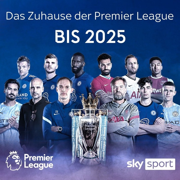 Die Premier League bis 2025 live bei Sky