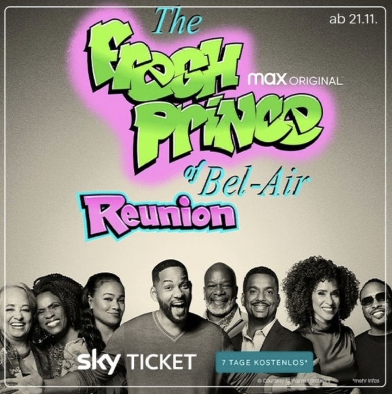 Der Prinz von Bel-Air - Wiedersehen - ab 21.11.2021 bei Sky Ticket