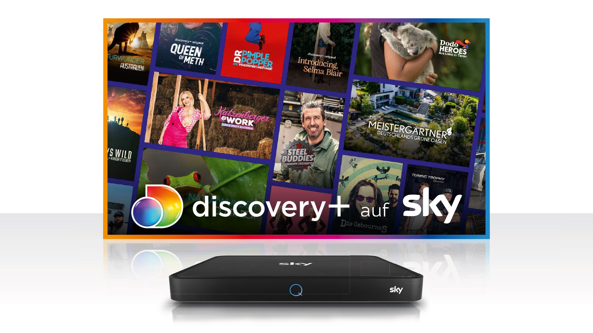 Discovery+ auf Sky Q