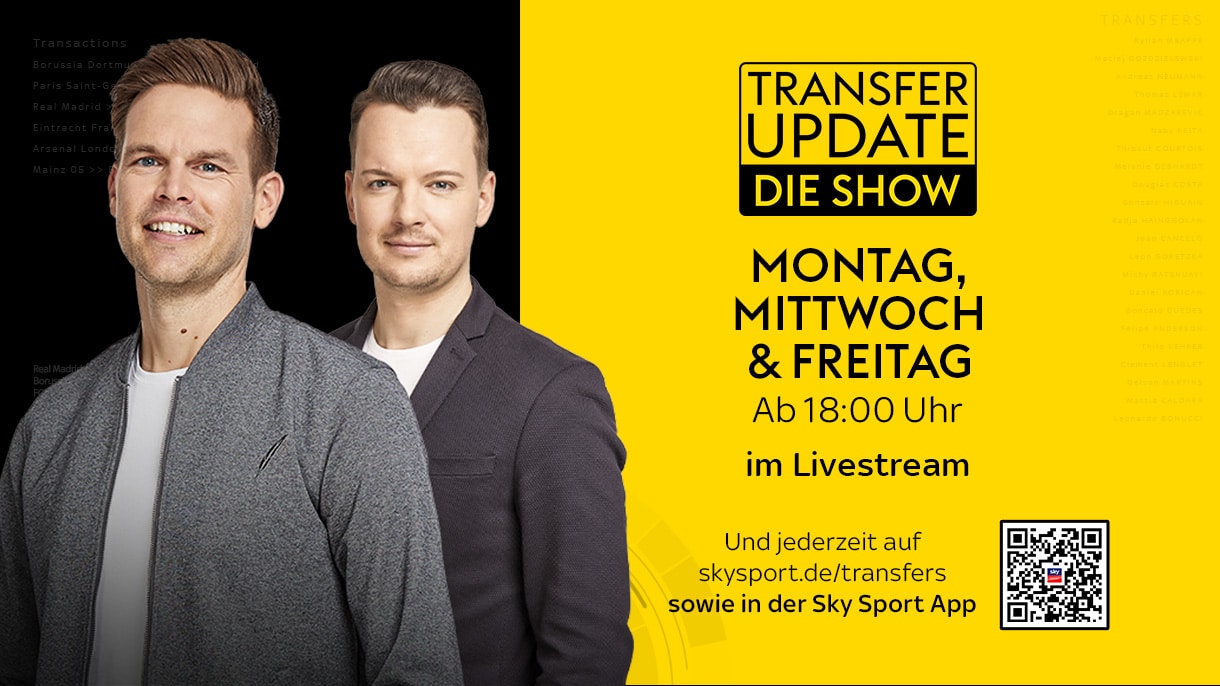 "Transfer Update - Die Show" im kostenlosen Livestream