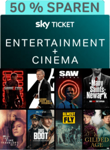 SPECIAL: Sky Entertainment & Cinema Ticket 2 Monate nur 14,99€ (50% Rabatt)