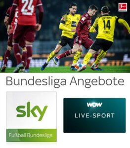 Sky Bundesliga Angebote 2022/23 – JETZT: 9,99€ WOW / Sky