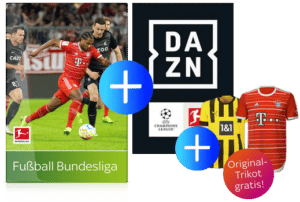DAZN bei Sky 2023 - JETZT: Kombi-Angebot 38,99€ DAZN + Sky Bundesliga