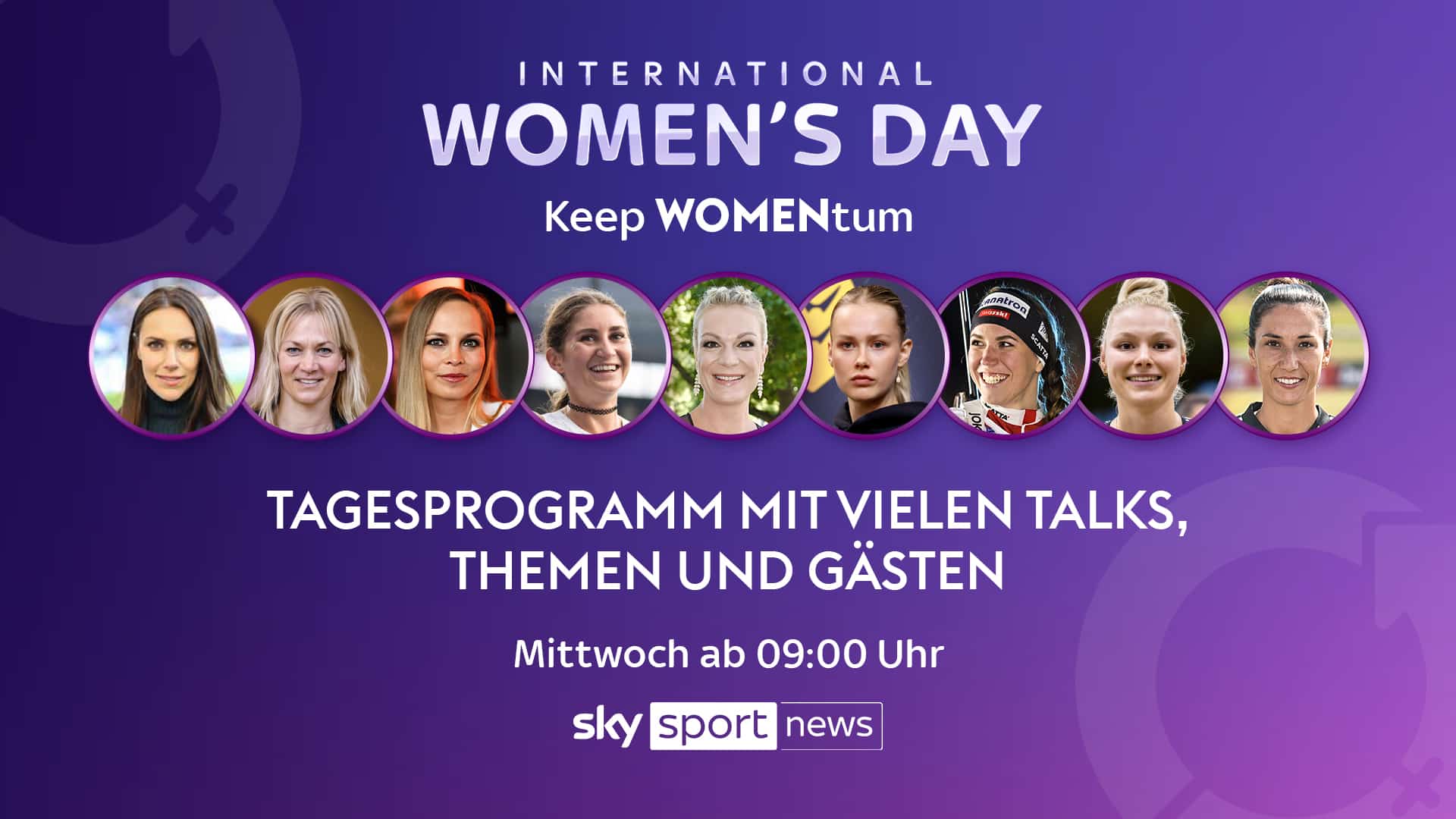 Das Programm zum Weltfrauentag auf Sky Sport News