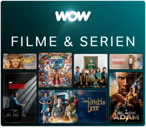 WOW Filme & Serien Angebot für 9,98€ mtl. sichern (33% Rabatt)
