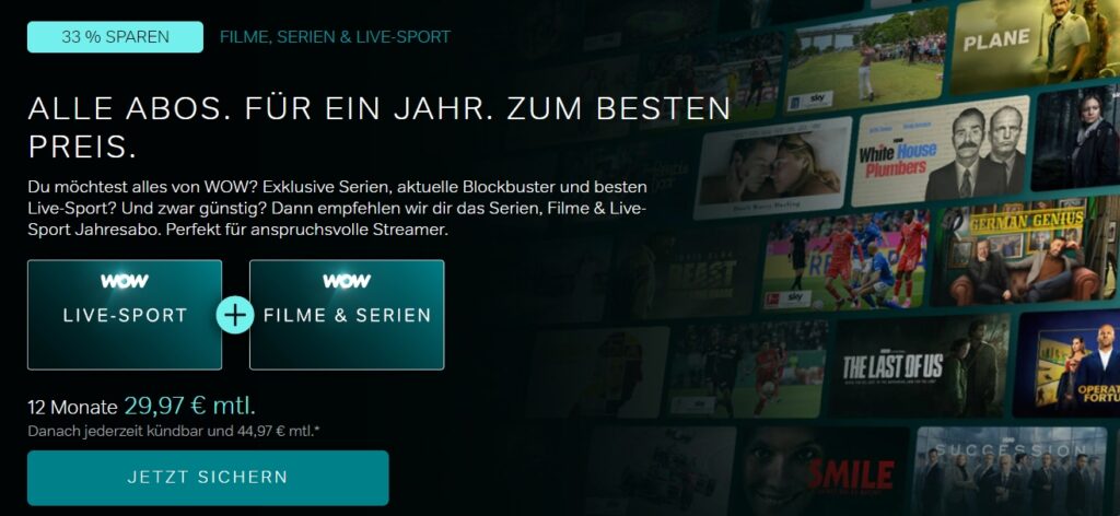 Sky komplett Angebot | JETZT: 35€ für ALLES inkl. Paramount !