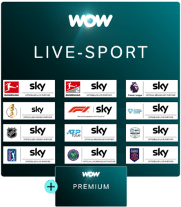 WOW Sport Angebot inkl. Bundesliga, Formel 1, 2. Liga, Premier League Live ⚽️ JETZT: Streaming-Abo ab 24,99€ mtl. (17% Rabatt)