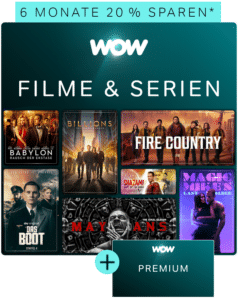 WOW Filme & Serien Angebot ab 7,98€ mtl. sichern (20% Rabatt)