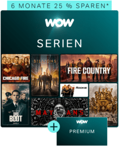 WOW Serien - ALLE Sky Serien ab 5,99€ mtl. mit WOW streamen (25% Rabatt)!