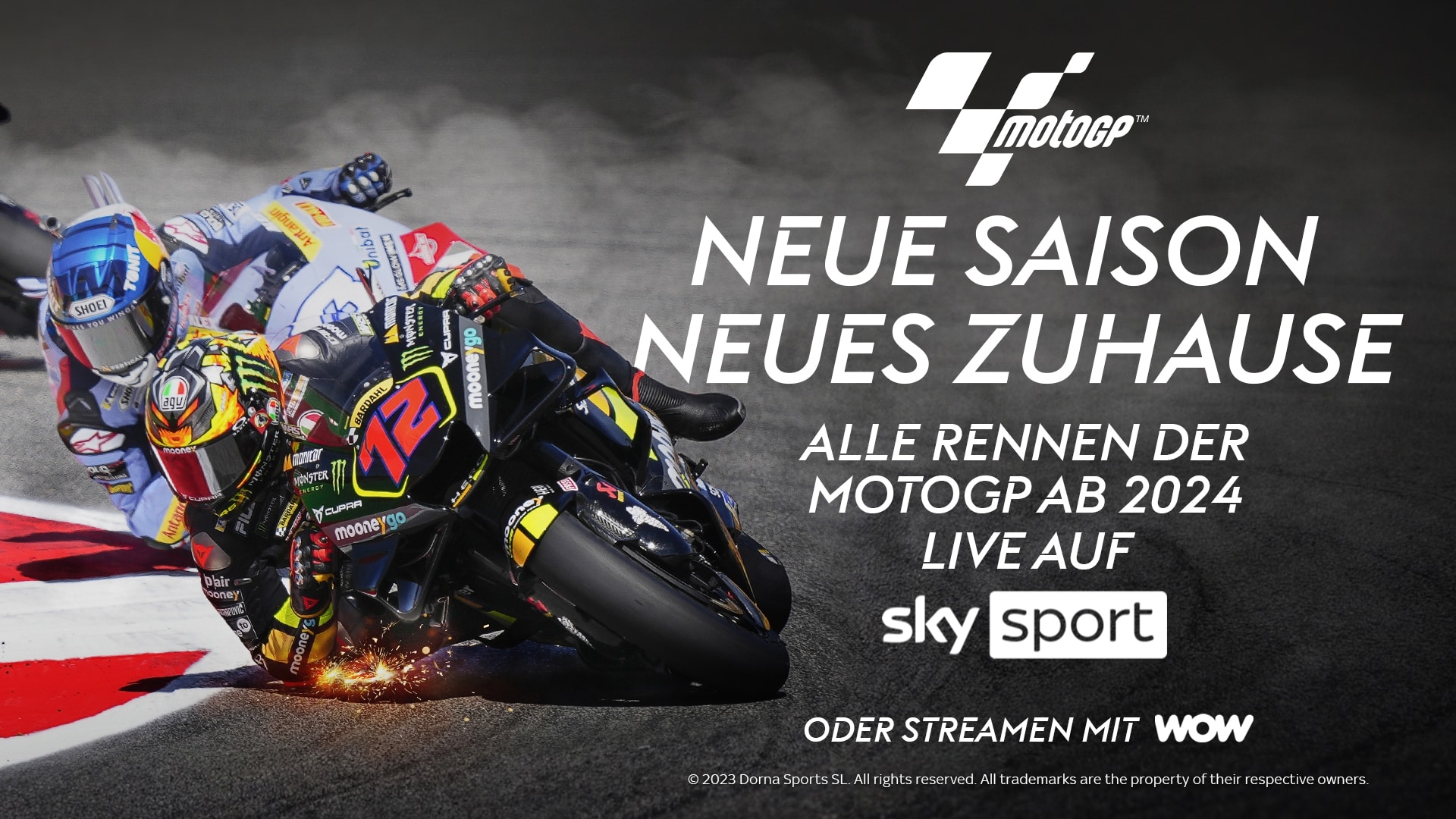 MotoGP ab 2024 live bei Sky Sport