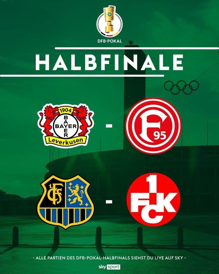 WOW DFBPokal Angebote 2024 JETZT 24,99€ WOW Pokal Halbfinale streamen