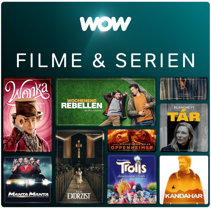 Serien Filme WOW Angebot Jahr