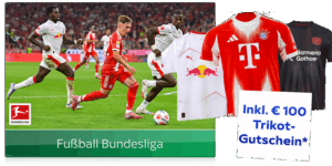 Sky Bundesliga Angebote ab 29,99€ für Sky Bundesliga inkl. 100€ Trikot-Gutschein