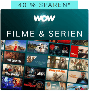 WOW Filme & Serien Angebot ab 5,98€ mtl. (40% Rabatt)