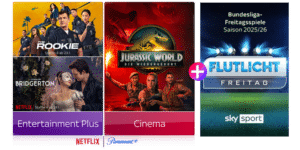 Sky Filme Angebote: Cinema-Paket nur 19,99€ mtl. inkl. Netflix & Paramount+