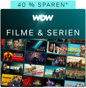 WOW Filme & Serien Angebot ab 5,98€ mtl. (40% Rabatt)