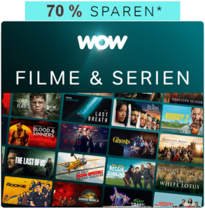 WOW Filme & Serien Angebot ab 2,98€ mtl. (70% Rabatt)